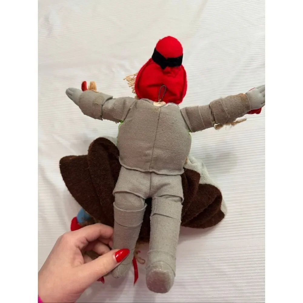 Wizard Of Oz Reversible Doll Plush Dorothy Tin Man Scarecrow VTG Topsy Turvy